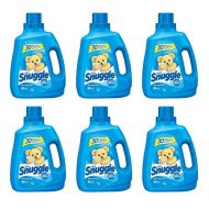 Snuggl Snuggle Ultra Blue Sparkle Fresh Release Liquid Fabric Softener, 75 Oz, 90 Loads (Pack of 6)