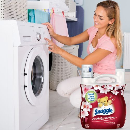  Snuggle Exhilarations Concentrated Fabric Softener Liquid, Cherry Blossom Charm