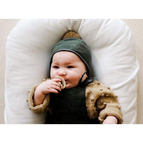  Snuggle me Snuggle Me Organic | Patented Sensory Lounger for Baby | Organic Cotton, Virgin Fiberfill | Bloom