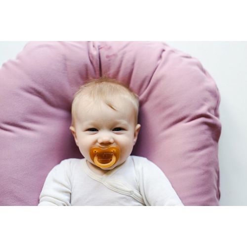  Snuggle me Snuggle Me Organic | Patented Sensory Lounger for Baby | Organic Cotton, Virgin Fiberfill | Bloom