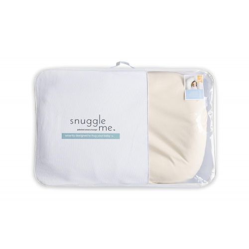  Snuggle me Snuggle Me Organic | Patented Sensory Lounger for Baby | Organic Cotton, Virgin Fiberfill | Bloom