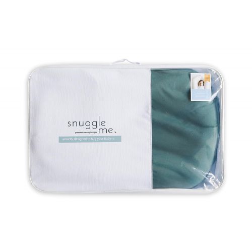  Snuggle me Snuggle Me Organic | Patented Sensory Lounger for Baby | Organic Cotton, Virgin Fiberfill | Bloom