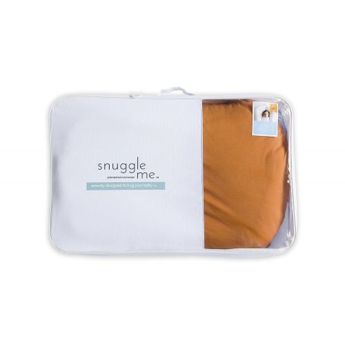  Snuggle me Snuggle Me Organic | Patented Sensory Lounger for Baby | Organic Cotton, Virgin Fiberfill | Bloom