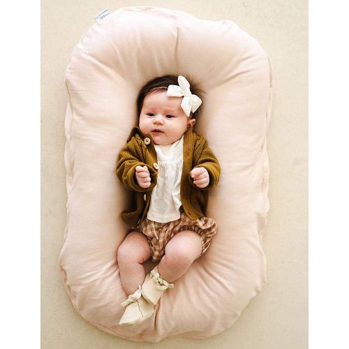  Snuggle me Snuggle Me Organic | Patented Sensory Lounger for Baby | organic cotton, virgin polyester fill