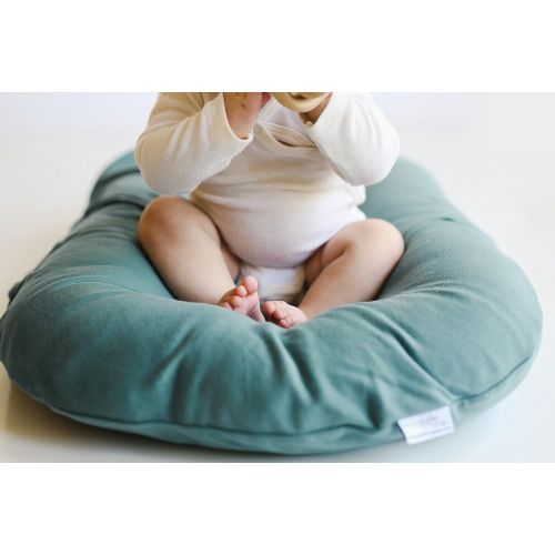  Snuggle me Snuggle Me Organic | Patented Sensory Lounger for Baby | organic cotton, virgin polyester fill