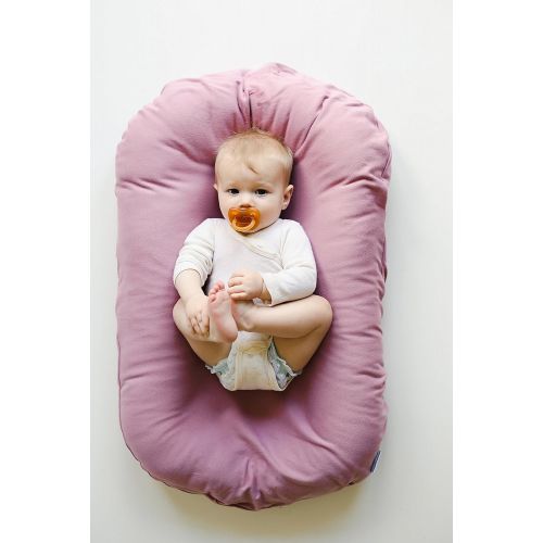  Snuggle me Snuggle Me Extra Organic Cotton Cover for The Snuggle Me Infant Padded Loungers with Center Sling, Moss