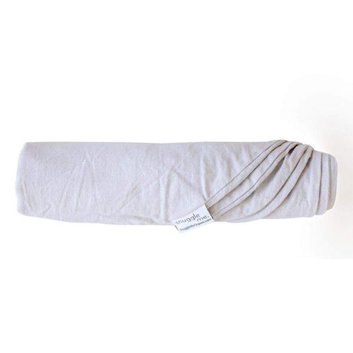  Snuggle me Snuggle Me Organic | Patented Sensory Lounger for Baby | Organic Cotton, Virgin Fiberfill | Linen Collection | Rosewood