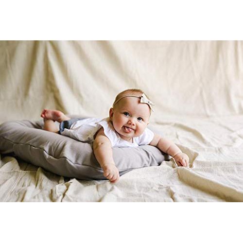  Snuggle me Snuggle Me Organic | Patented Sensory Lounger for Baby | organic cotton, virgin polyester fill