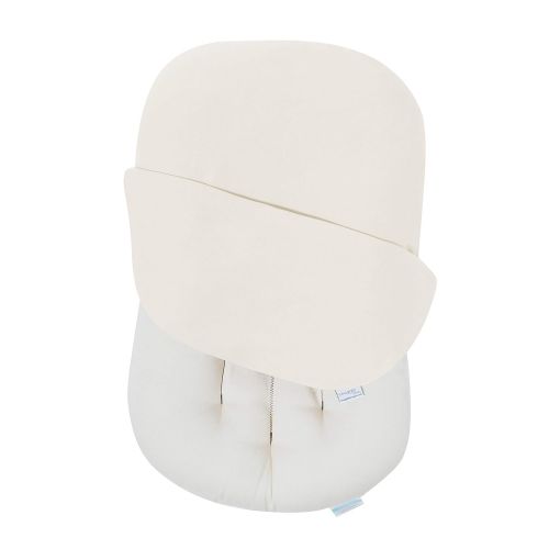  Snuggle Me Organic Baby Lounger & Infant Floor Seat with Cover Newborn Essentials Organic Cotton, Fiberfill Natural