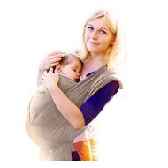 Snuggly Chuck Baby Wrap Carrier - Ergo Baby Carrier by SnugglyChuck - Baby Sling, Nursing Cover and Baby Slings and Wraps for Infants and Newborn - Soft Ergonomic Stretchy Perfect Baby Shower Gi