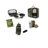 Snugpak Survival 5 Piece Camp Set in Carrying Case- Olive - BUN102