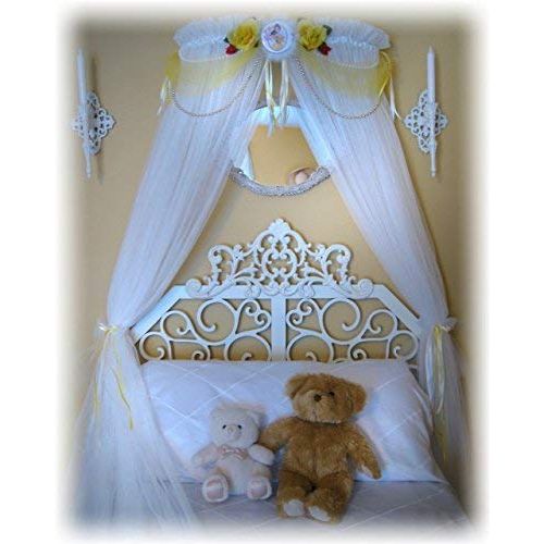  So Zoey Boutique Disney Beauty and the Beast Belle Princess Bed Canopy for Bedroom Crib Nursery