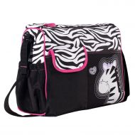 SoHo Designs Soho Collection, Zebra Diaper Bag 5 Pieces Set