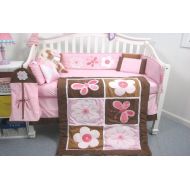 SoHo Designs SoHo Once Upon a Garden Baby Crib Nursery Bedding Set 14 pcs