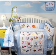 SoHo Designs SoHo Fun Amazing Alphabet Baby Complete Crib Nursery Bedding 14 piece Set with Diaper Bag PLUS...