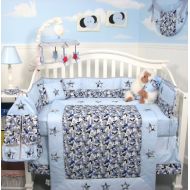 SoHo Designs SoHo Baby Crib Bedding 10Pc Set, BlueCamo