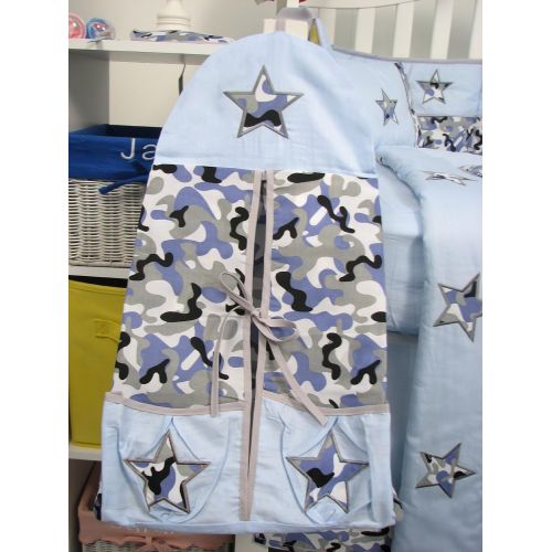  SoHo Designs SoHo Baby Crib Bedding 10Pc Set, BlueCamo