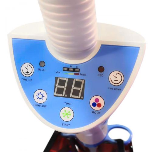  SoHome Dental Floor-standing Type Teeth Whitening Machine with 32Pcs Blue/Red/Purple LED...