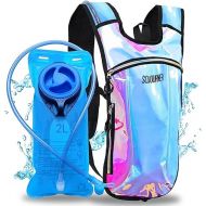 Sojourner Hydration Pack, Hydration Backpack - Water Backpack with 2l Hydration Bladder, Festival Essential - Rave Hydration Pack Hydropack Hydro for hiking, running, biking, festival gear