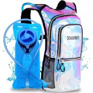 SoJourner Bags Sojourner Rave Hydration Pack Backpack - 2L Water Bladder Included for Festivals, Raves, Hiking, Biking, Climbing, Running and More