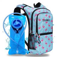 SoJourner Bags Sojourner Rave Hydration Pack Backpack - 2L Water Bladder Included for Festivals, Raves, Hiking, Biking, Climbing, Running and More