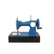 SoYesterdaySoCool Kids sewing machine Soviet vintage kids sewing machine Childrens sewing machine Blue kids sewing machine working order