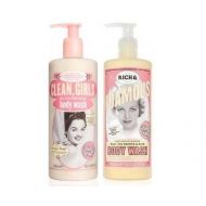 Soap & Glory Clean Girls Body Wash 500ml & Soap & Glory Rich & Foamous Dual Shower & Bath Body Wash 500ml by Soap And Glory