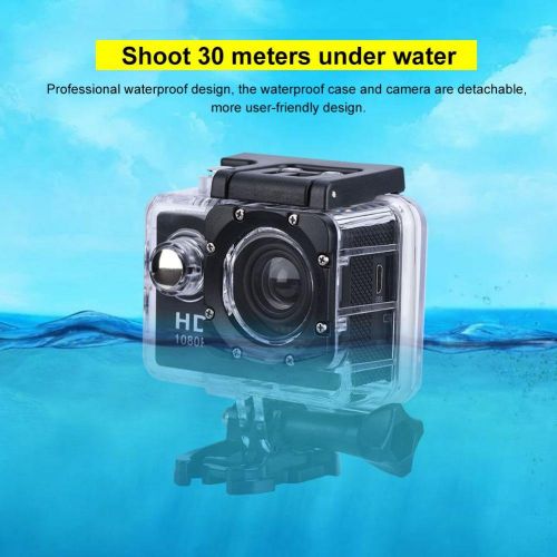  SoarUp Action Camera WIFI Sport DV 1080P Full HD 140 degree Wide-angle 30M Waterproof 2-inch TFT LED Underwater Cam With Battery and Accessories Kit for Snorkeling,Diving,Surfing (