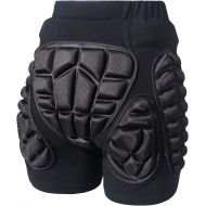 Soared 3D Protection Hip Butt EVA Paded Short Pants Protective Gear Guard Impact Pad Ski Ice Skating Snowboard Black