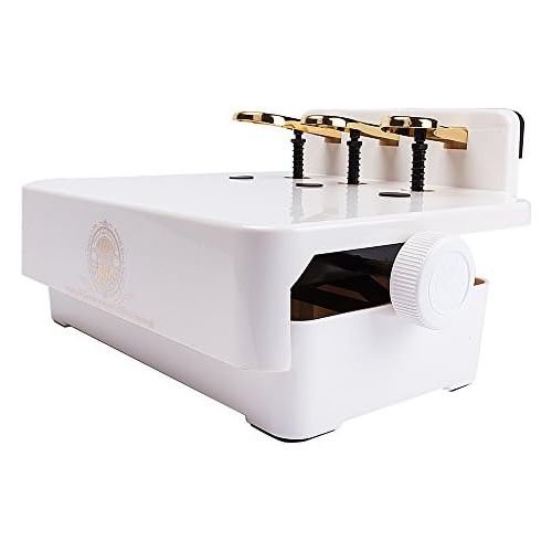  Soarun Adjustable Piano Pedal Extender Bench for Kids (White)