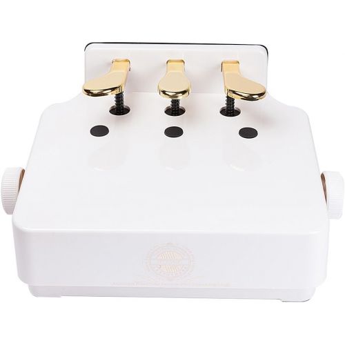  Soarun Adjustable Piano Pedal Extender Bench for Kids (White)