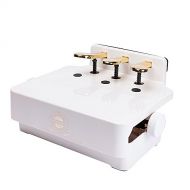 Soarun Adjustable Piano Pedal Extender Bench for Kids (White)