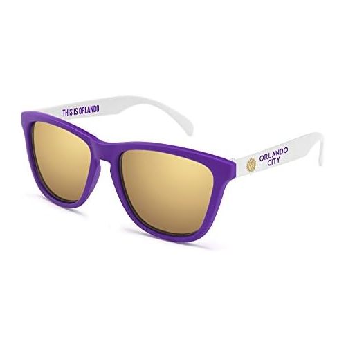  Society43 MLS Orlando City SC Sunglasses, Purple/White, One Size, ORL-3