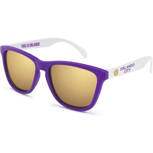  Society43 MLS Orlando City SC Sunglasses, Purple/White, One Size, ORL-3