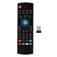 Socobeta Remote Control Keyboard High Stability Double Sides for Computer(Black)