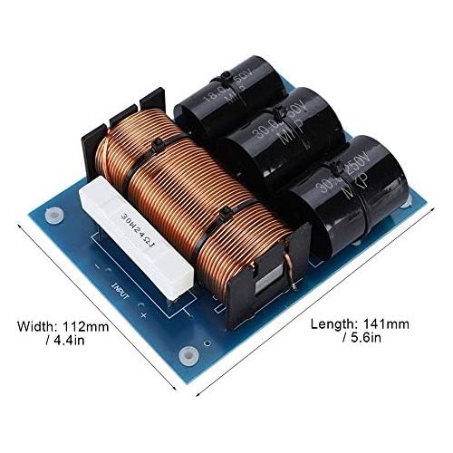  [아마존베스트]-Service-Informationen Socobeta 1000W Frequency Splitter HiFi Audio Speaker Crossover Crossover for 10 to 18 Inch High Performance Bass