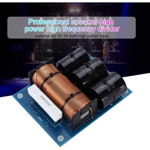  [아마존베스트]-Service-Informationen Socobeta 1000W Frequency Splitter HiFi Audio Speaker Crossover Crossover for 10 to 18 Inch High Performance Bass