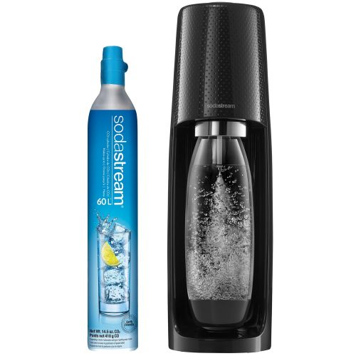소다스트림 SodaStream Fizzi Black Sparkling Water Maker Kit