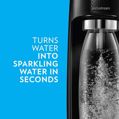 소다스트림 SodaStream Fizzi Black Sparkling Water Maker Kit