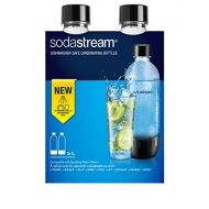 [아마존 핫딜]  [아마존핫딜]SodaStream Sodastream 2Flaschen 1 Liter spuelmaschinenfest, Kunststoff, transparent