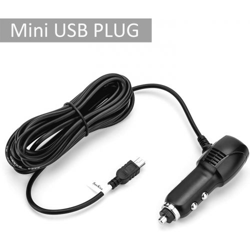  [아마존베스트]SoeKoa Dash Cam Charger Mini USB, Car Charger with USB Port Compatible with APEMAN, Rexing, Byakov, AKASO, Crosstour, Trekpow, Pruveeo, OldShark, Garmin and Most Other Dash Cam, Android D