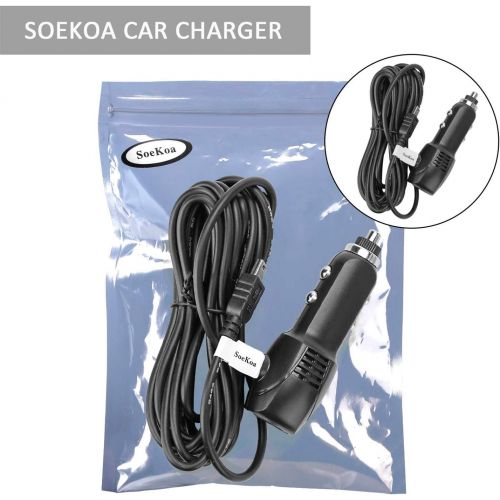  [아마존베스트]SoeKoa Dash Cam Charger Mini USB, Car Charger with USB Port Compatible with APEMAN, Rexing, Byakov, AKASO, Crosstour, Trekpow, Pruveeo, OldShark, Garmin and Most Other Dash Cam, Android D