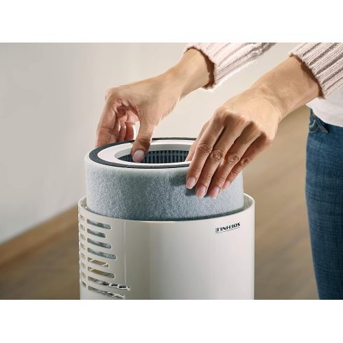  [아마존베스트]Soehnle Airfresh Clean 300 Air Purifier with Triple Layer Filter System for Efficient Air Purifying, Ideal for Allergy Sufferers, grey, 68106