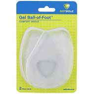 Sof Sole Gel Ball of Foot Pad One Size Black