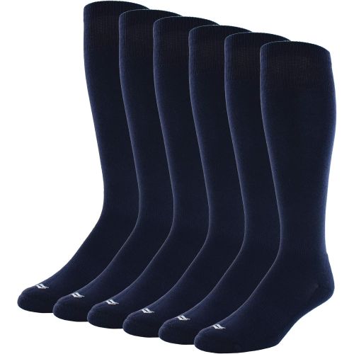  Sof Sole RBI Baseball Over-the-Calf Team Athletic Performance Socks for Men and Youth (6 Pairs)