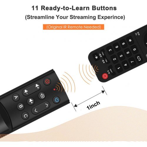  [아마존 핫딜]  [아마존핫딜]SofaBaton F2 Universal Remote Attachment for Amazon Fire TV Streaming Player with Power Volume and Mute Buttons (New Model, Alexa Voice Remote Not Included)