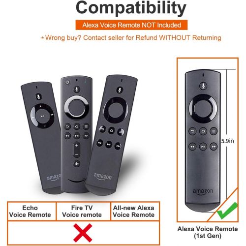  [아마존베스트]SofaBaton Remotes SofaBaton F2 Universal Remote Attachment for Amazon Fire TV Streaming Player with Power Volume and Mute Buttons (Updated 2019 Version, Alexa Voice Remote Not Included)