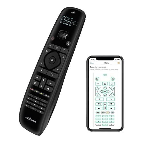  SofaBaton U1 Universal Remote with Smart APP & OLED Display & Macro Button, Harmony Remote Replace up to 15 Entertainment Devices, Compatible Over 6000 Brands TVs/DVD/STB/Projector