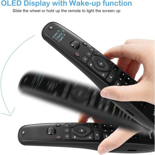  SofaBaton U1 Universal Remote with Smart APP & OLED Display & Macro Button, Harmony Remote Replace up to 15 Entertainment Devices, Compatible Over 6000 Brands TVs/DVD/STB/Projector