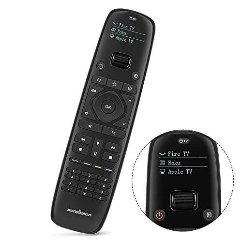  Updated SofaBaton U1 Universal Remote with OLED Display and Smartphone APP, All in One Universal Remote Control for up to 15 Entertainment Devices, Compatible with Smart TVs/DVD/ST